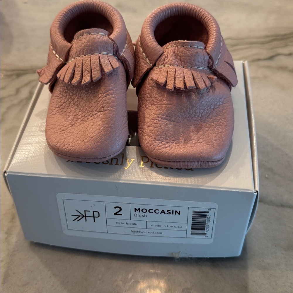 Freshly Picked blush Moccasins